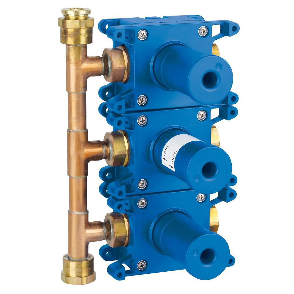 Rapido C triple concealed valve rough in
