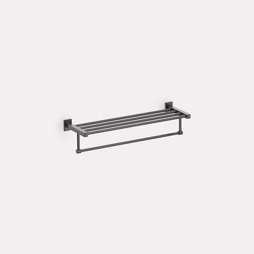 Concept Square Shelf Towel Shelf (Brushed Hard Graphite)