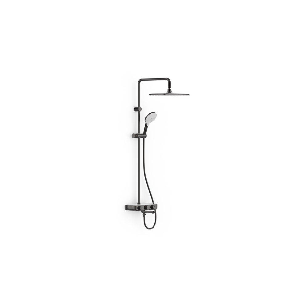 EasySet Exposed ATM Rainshower System 3-way (Hard Graphite)