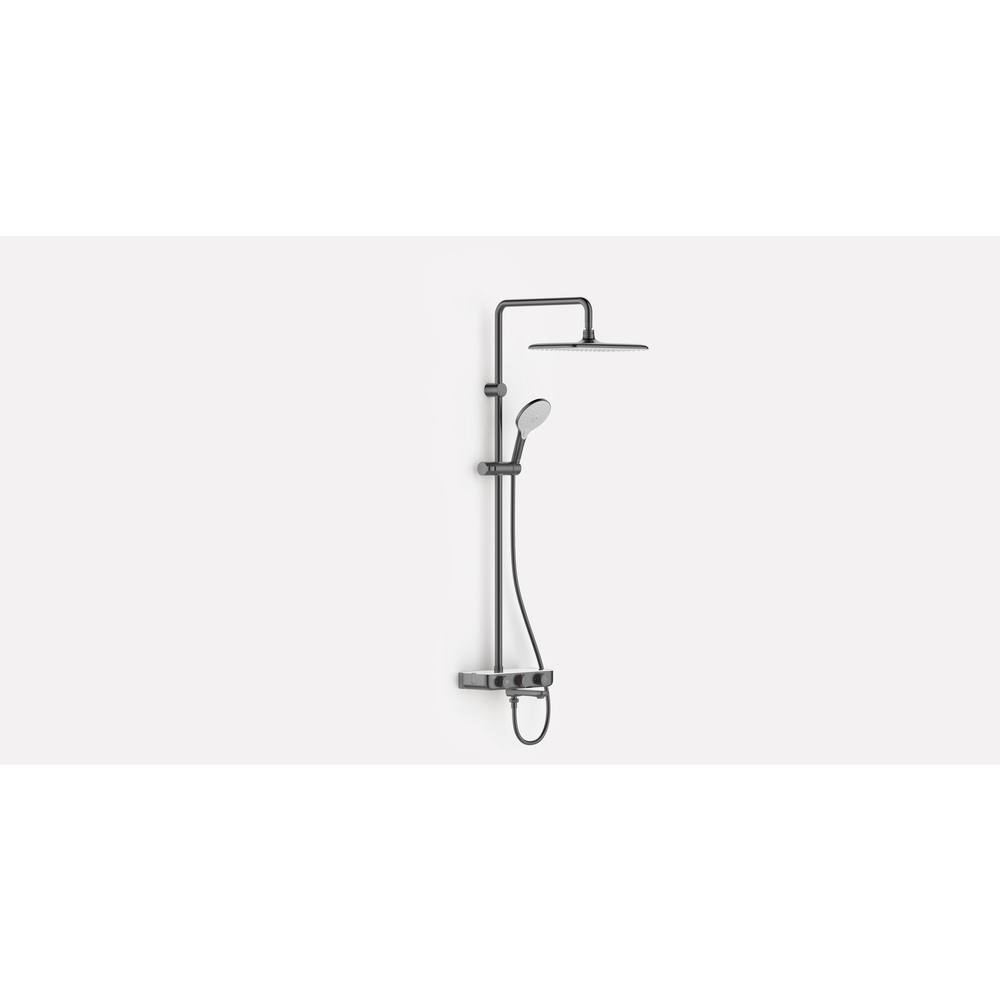 EasySet Exposed ATM Rainshower System 3-way (Brushed Hard Graphite)